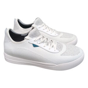 Vessi Weekend Mens 8 Womens 9 Marble White Waterproof DymaTex Knit Sneaker